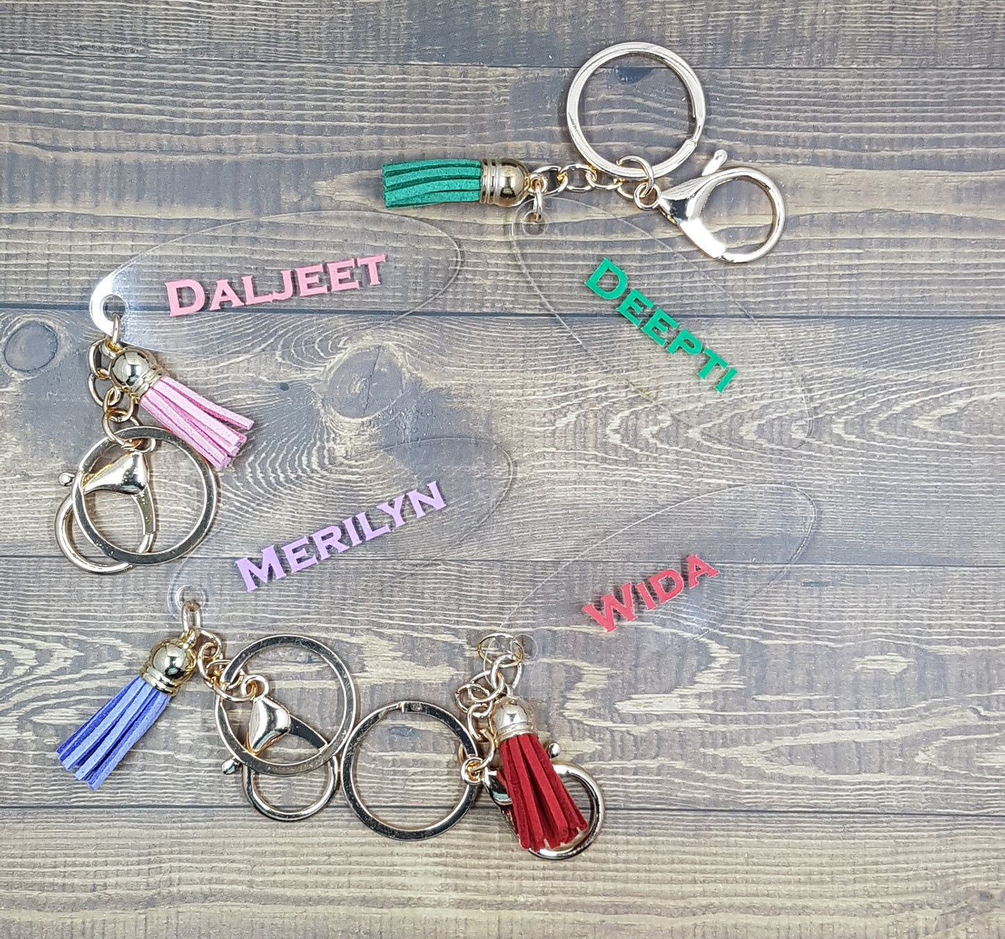 Custom Designed Laser-Etched Keychains