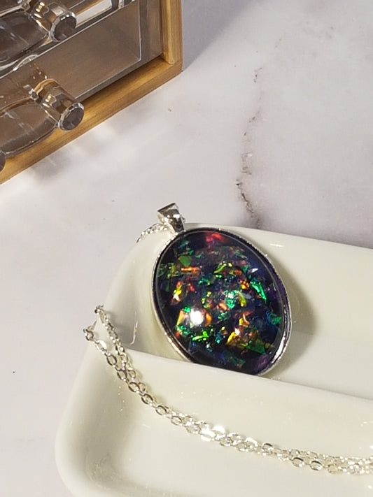 Resin Domed Pendant