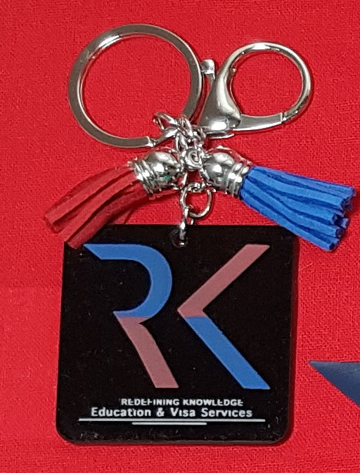 Custom Designed Laser-Etched Keychains