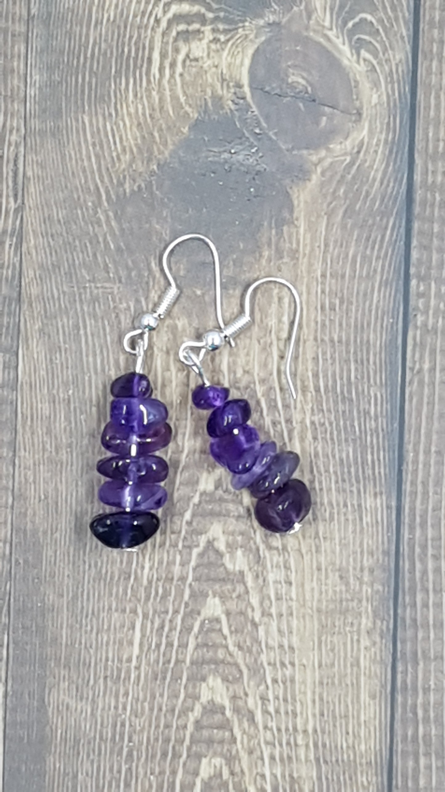 Harmonize Your Spirit with Amethyst Chip Earrings