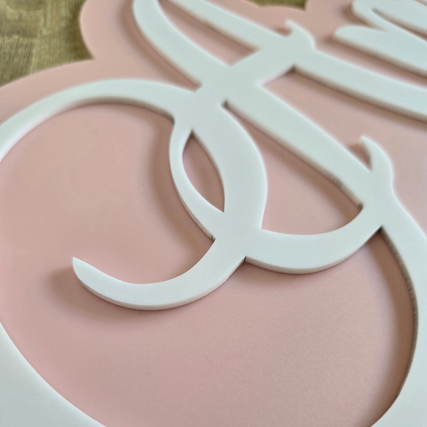 Personalised Acrylic Name Plaque