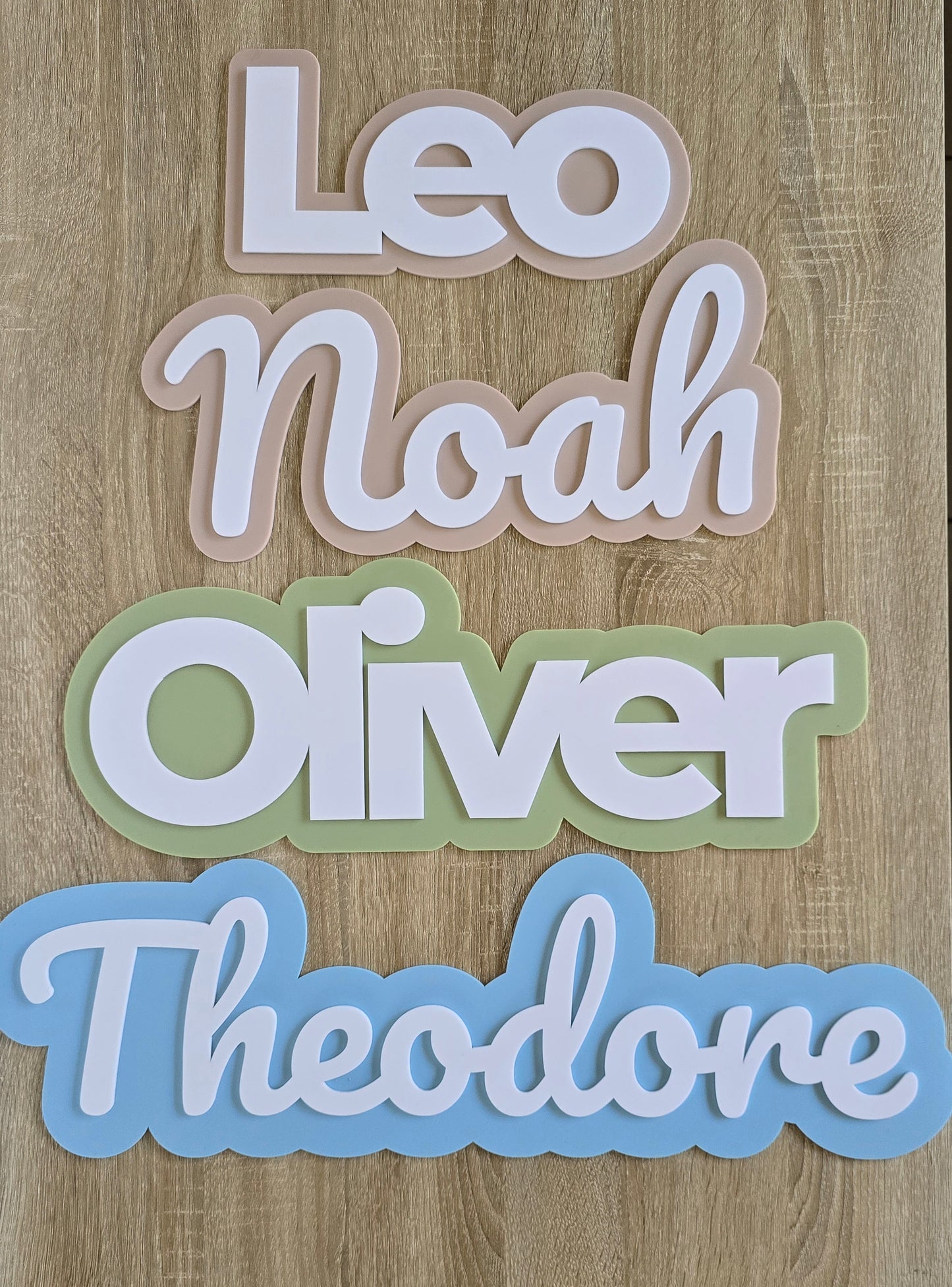 Personalised Acrylic Name Plaque