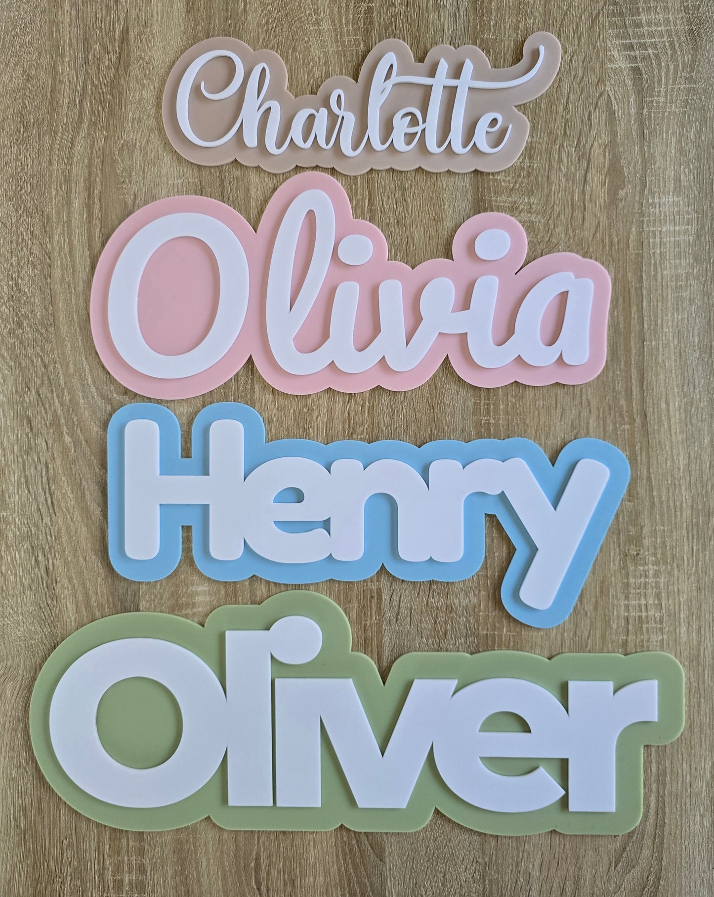 Personalised Acrylic Name Plaque