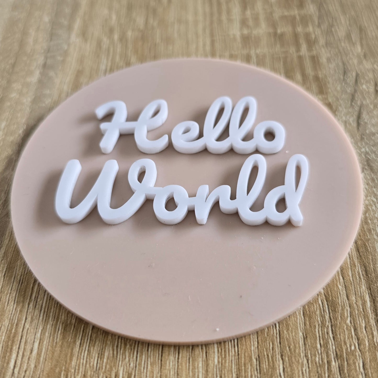 Personalised Baby Milestone Discs – 13 Piece Layered Acrylic Set (Made in Australia)