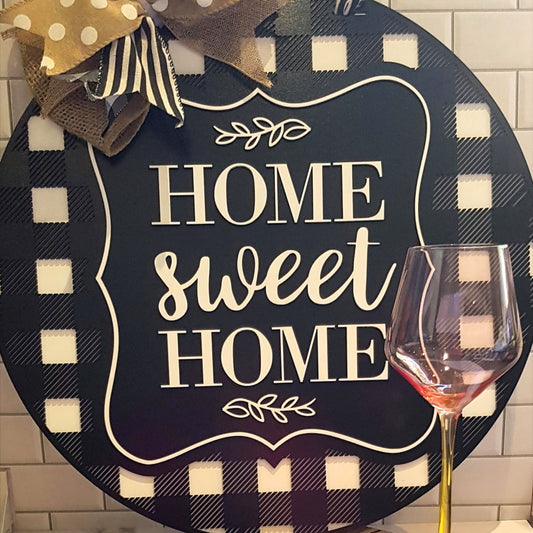 Timber Door Sign – Curated Welcome Collection