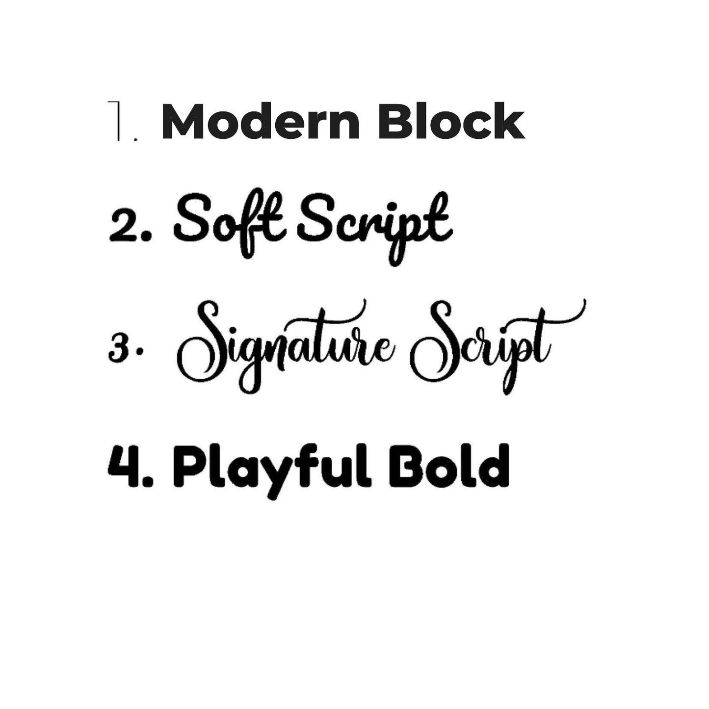 Personalised Acrylic Name Plaque