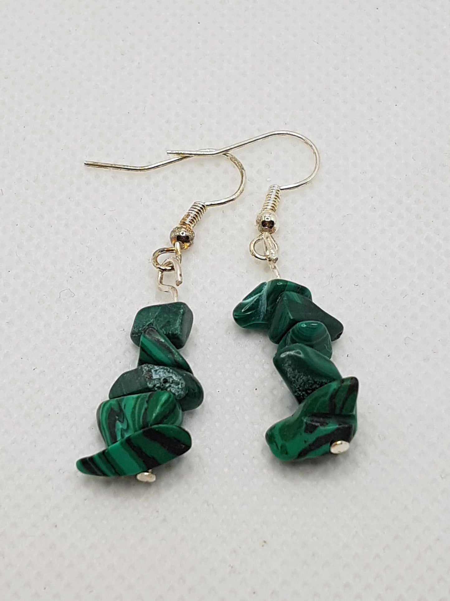 Elevate Your Style with Malachite Chip Earrings