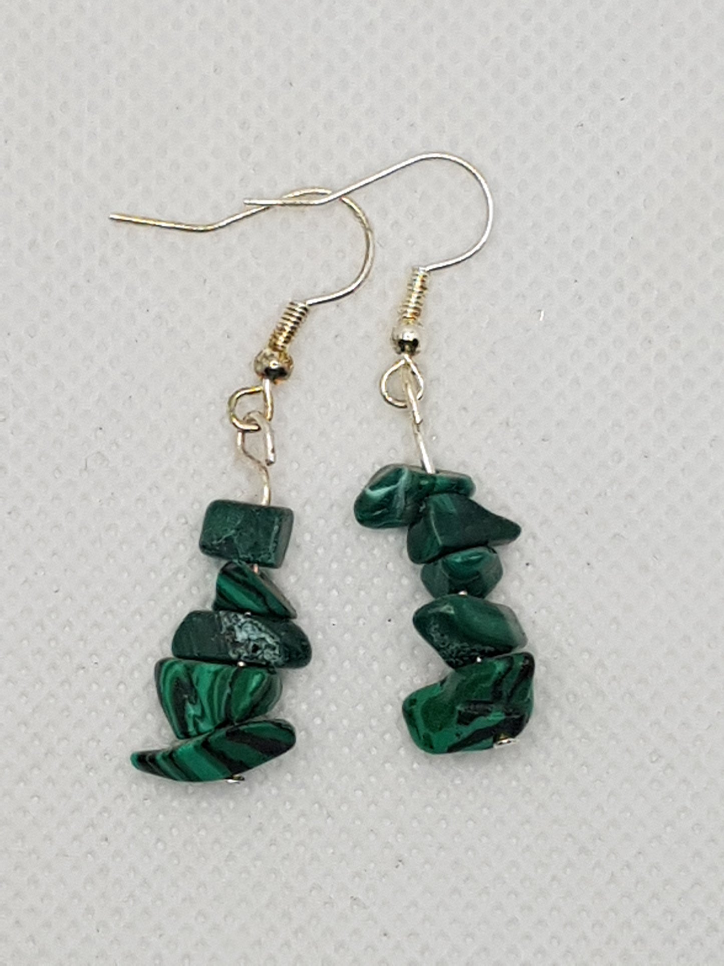 Elevate Your Style with Malachite Chip Earrings