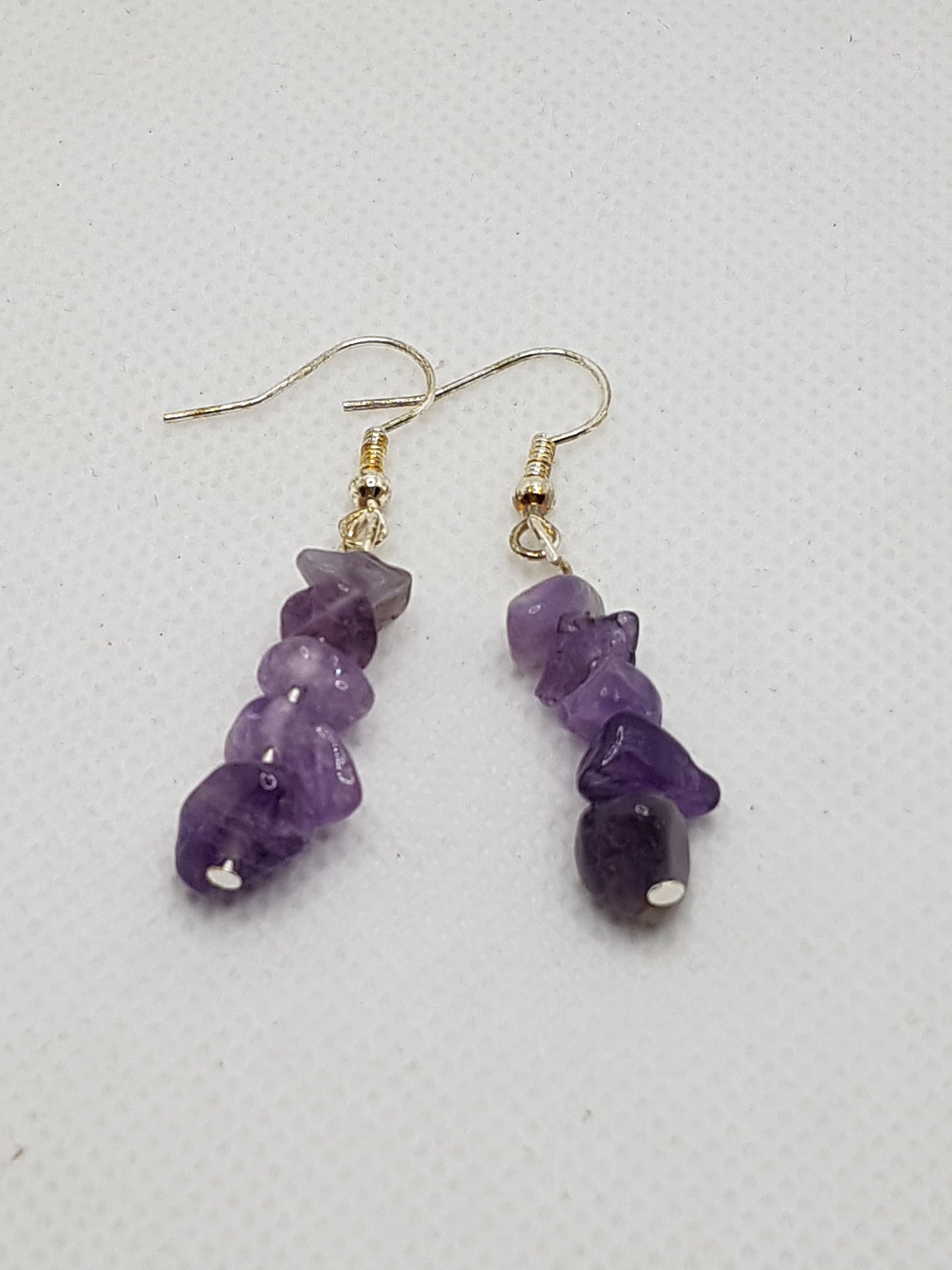 Harmonize Your Spirit with Amethyst Chip Earrings