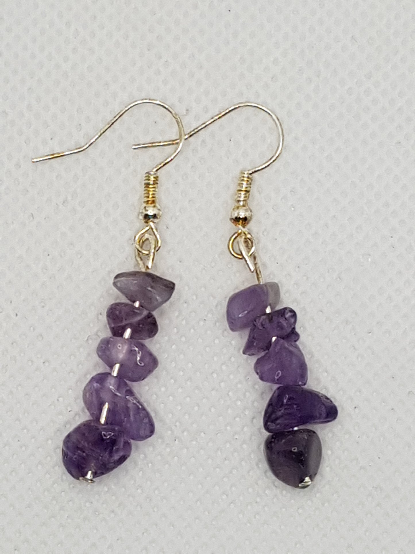 Harmonize Your Spirit with Amethyst Chip Earrings