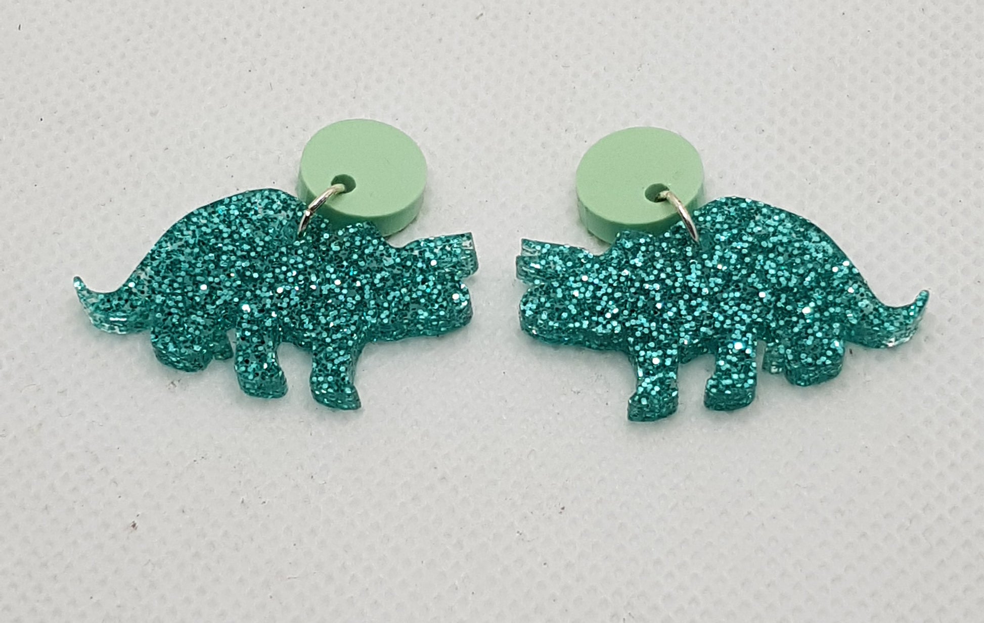 Acrylic Laser Cut Dinosaur Earrings