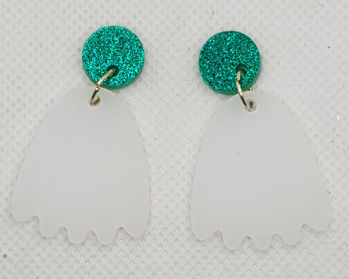 Acrylic Laser Cut Pacman Ghost Earrings