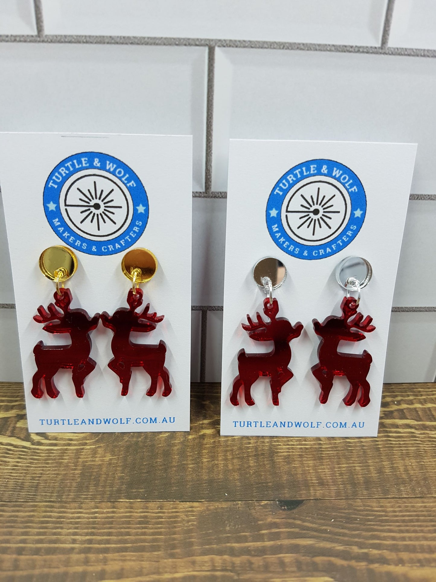 Christmas Reindeer Earrings