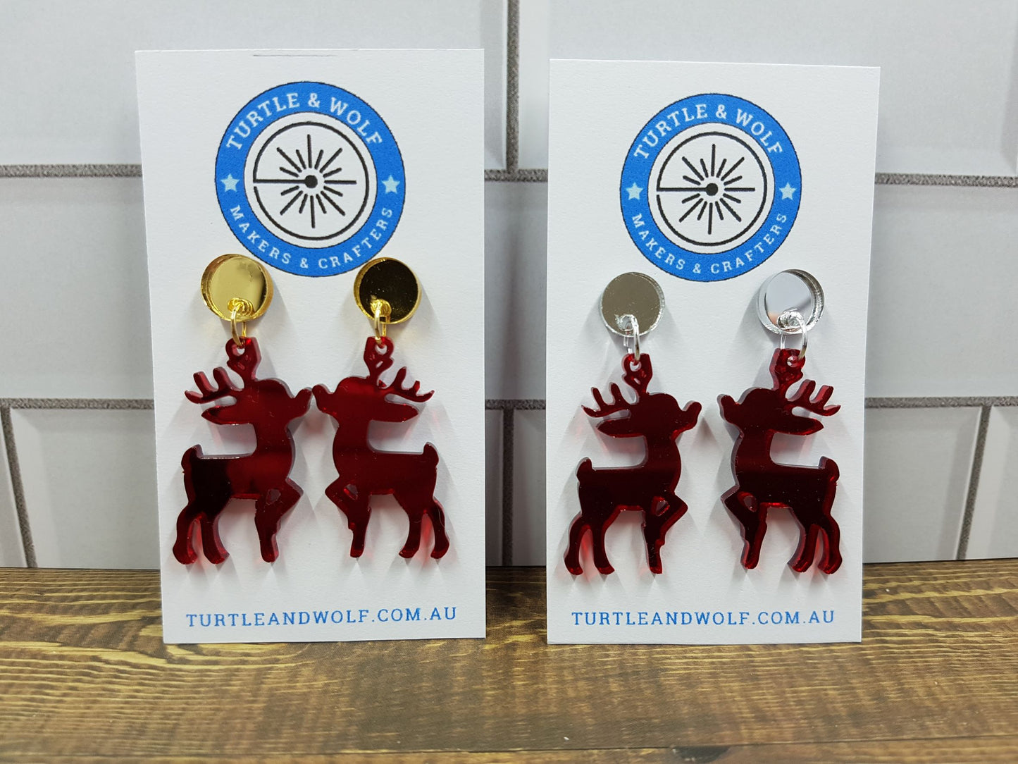 Christmas Reindeer Earrings