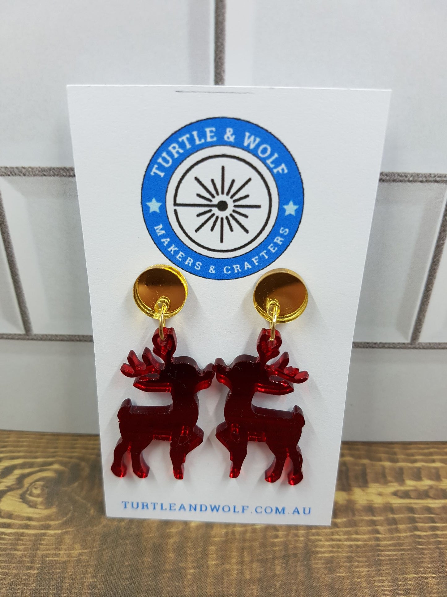 Christmas Reindeer Earrings