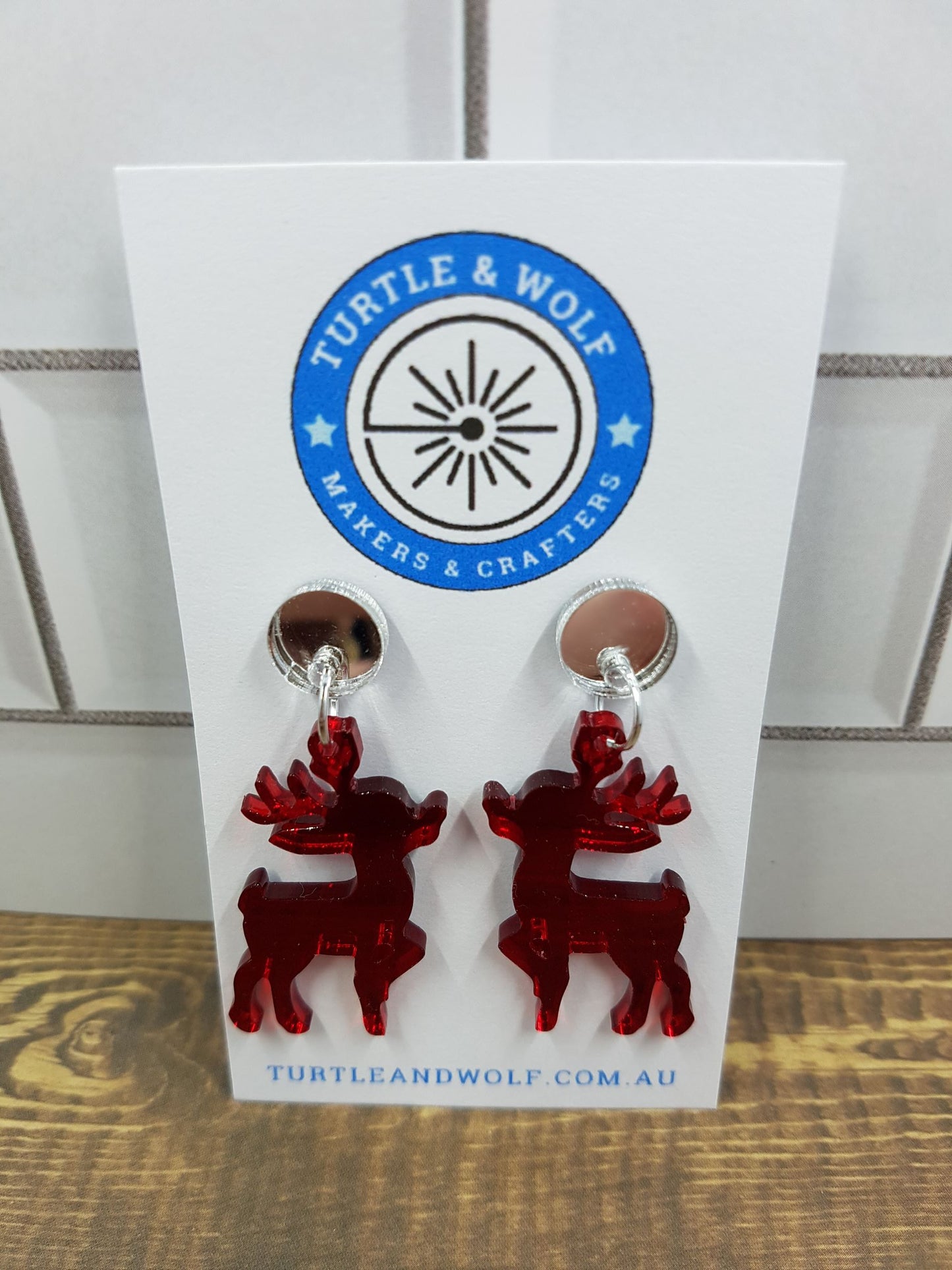 Christmas Reindeer Earrings