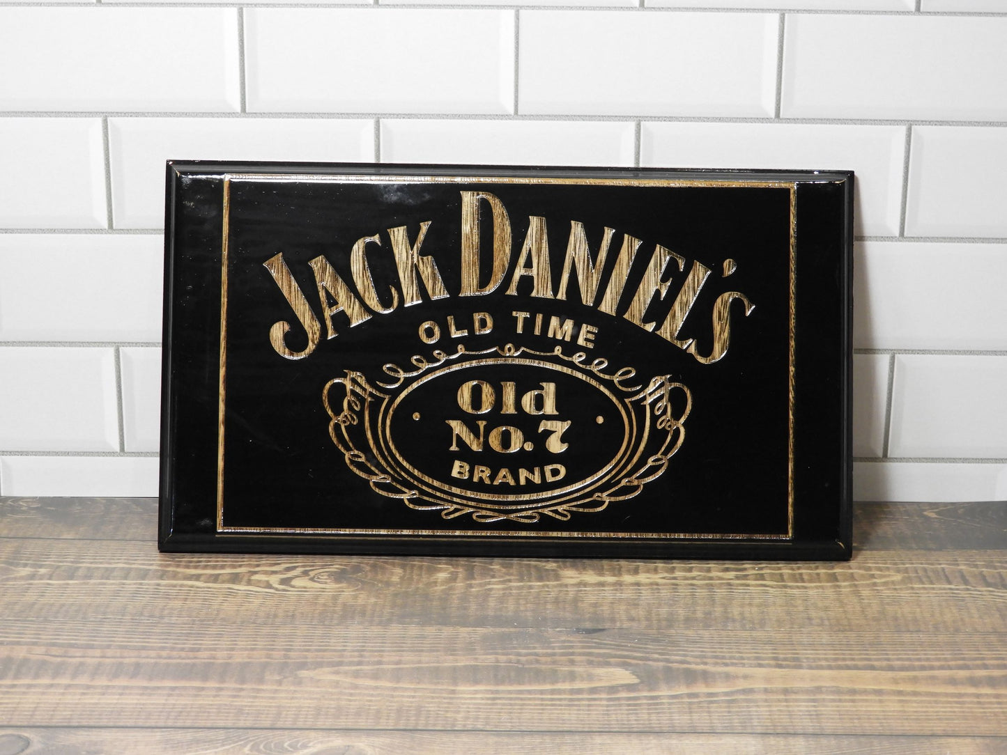 Jack Daniel's laser engraved Sign